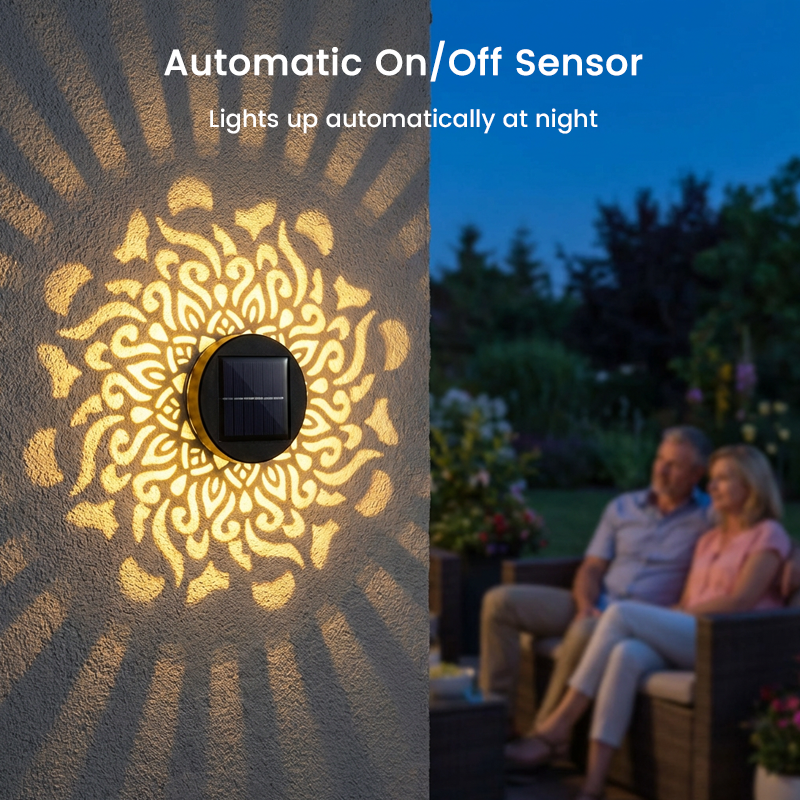 Solar Decorative Mandala Lamp For Garden & Patio