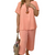 Casual Short-Sleeve Top and Wide-Leg Pants Set