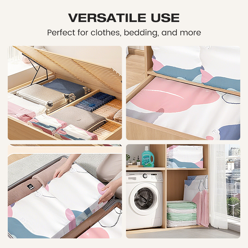 No-Pump Vacuum Storage Bags