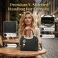 3 PCS Women's Elegant Embroidered Pattern Tote Bag