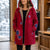 💖Women's Vintage Leaf Print Hooded Coat