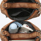 Women's Length Multi-Pocket Crossbody Shoulder Bag